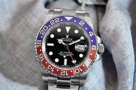 rolex gmt master 2 pepsi 2003|rolex gmt master 2 thickness.